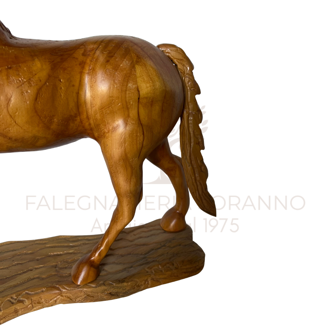 Cavallo Artigianale con Base n3