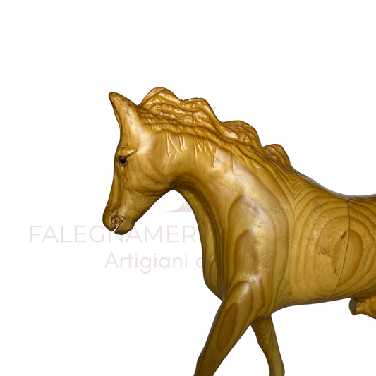 Cavallo Artigianale in Abete