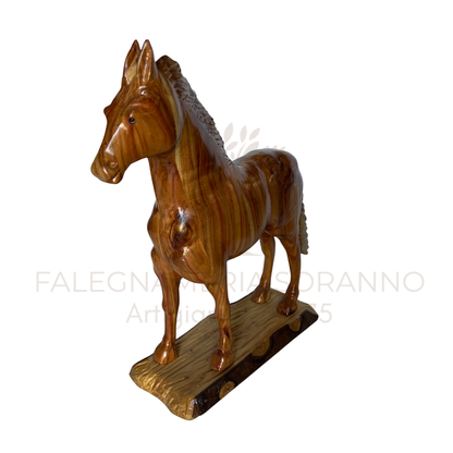 Cavallo Artigianale con Base
