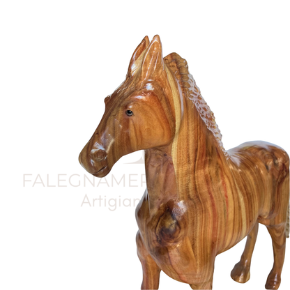 Cavallo Artigianale con Base