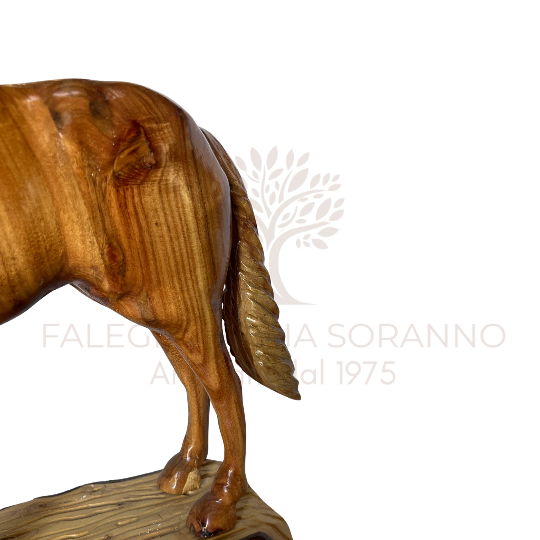 Cavallo Artigianale con Base