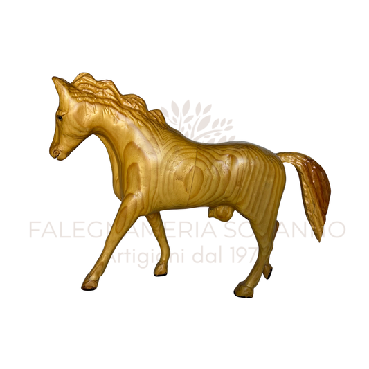 Cavallo Artigianale in Abete