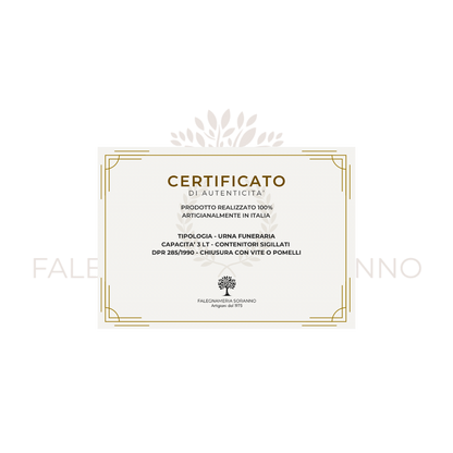 Urna Artigianale “Angel” 4lt